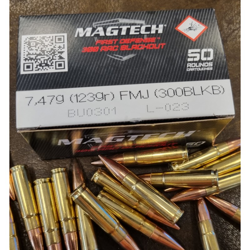 Magtech 300AAC Blackout 7,47g 123gr golyós lőszer