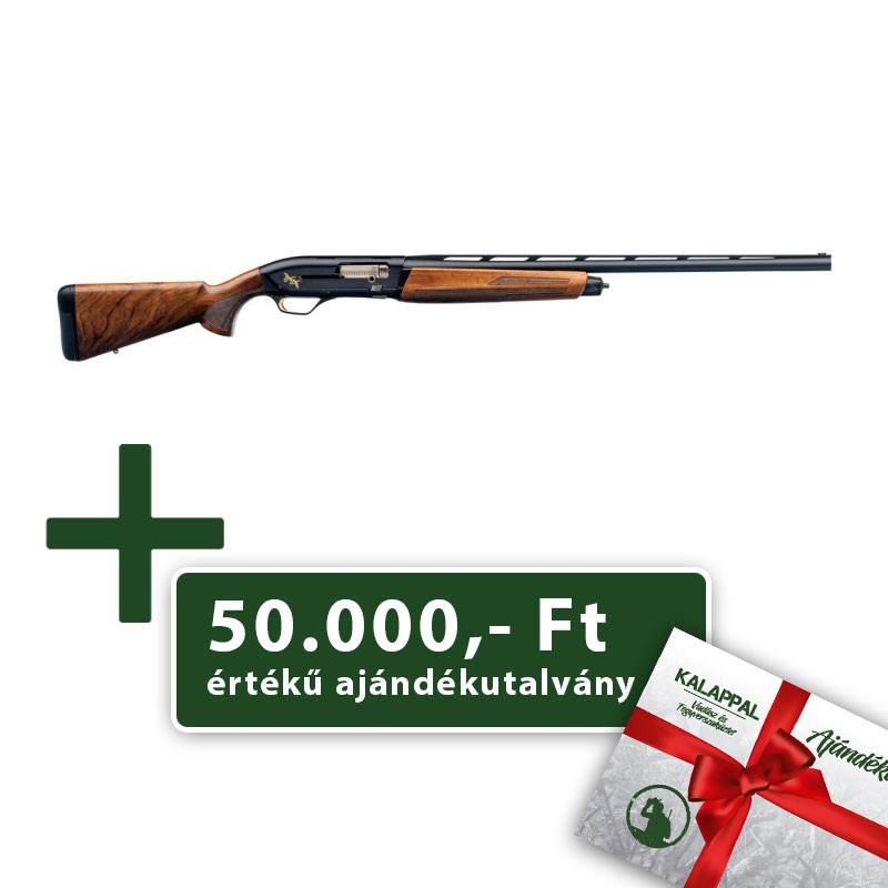 Browning Maxus 2 WOOD Black Gold 76 INV+ REM 12/76 félautomata sörétes fegyver